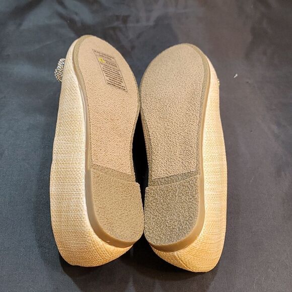 BRAND NEW WELLSFOUNTN RHINESTONE BOWNOT ROUND TOE FLAT G1 - Picture 11 of 15